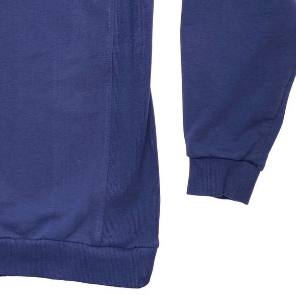 Fabletics Mens The Courtside Crew Navy Reflective Dot Logo French Terry Crew XXL - Picture 6 of 13